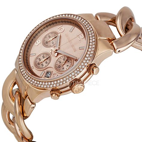 zegarek michael kors mk3247|Michael Kors Chronograph Rose Dial Rose Gold Ion.